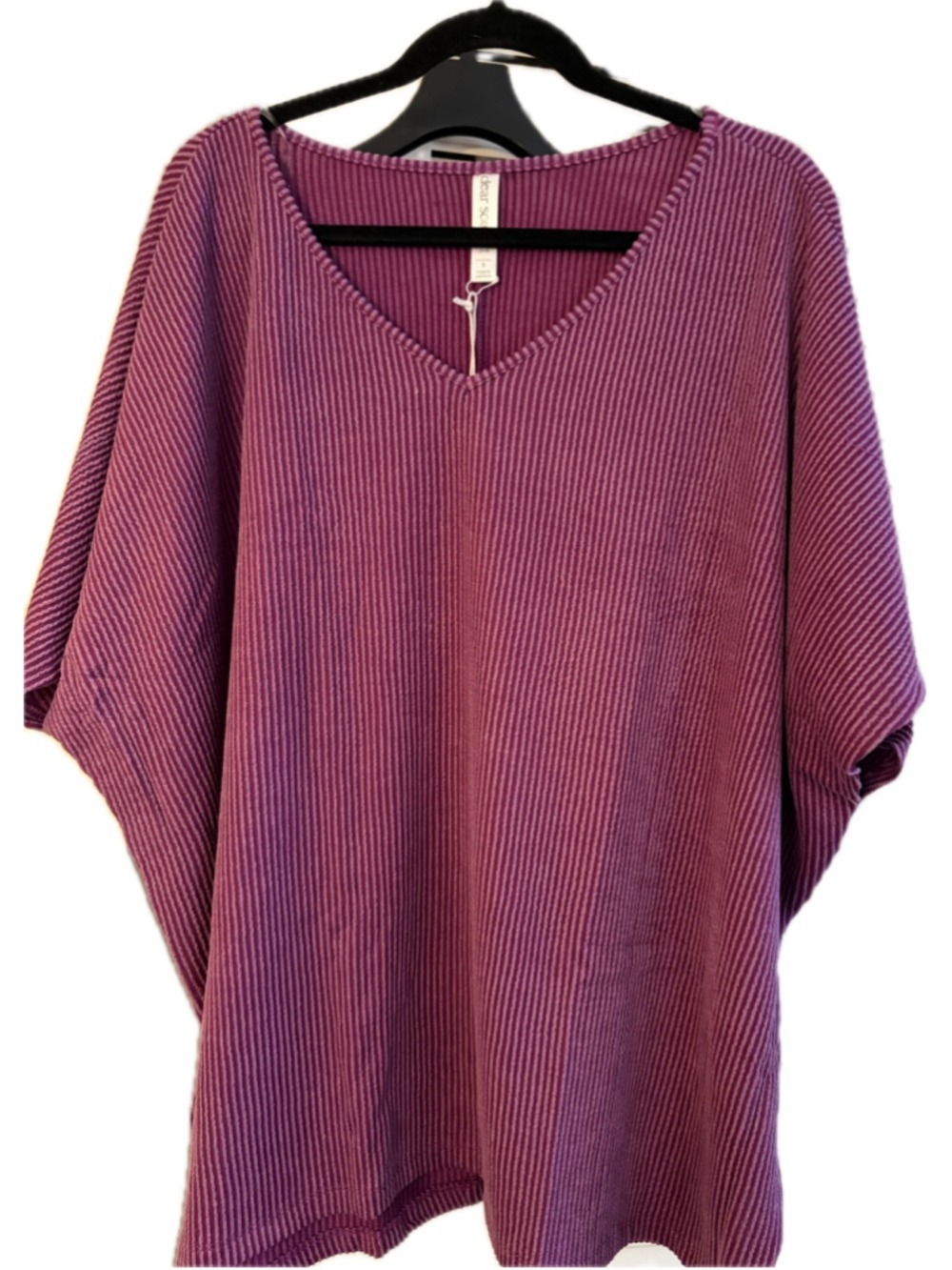 NWT Women's Dear Scarlett Purple Tunic Top Size M